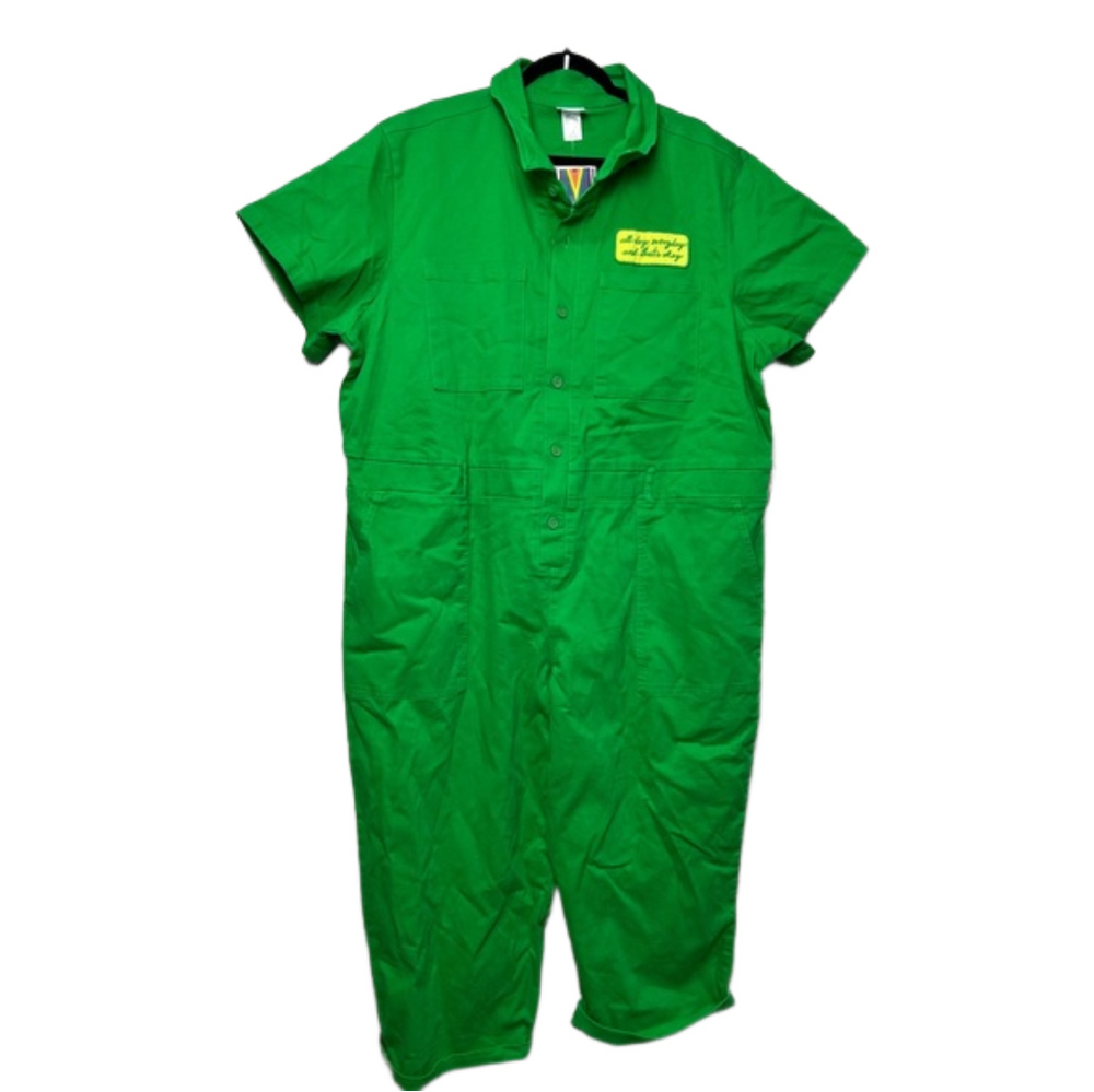 Target PRIDE Unisex Short Sleeve Green Jumpsuit Onesie Overalls Size 2X